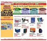 Thumbnail screenshot of OfficeMax Back-to-School Microsite